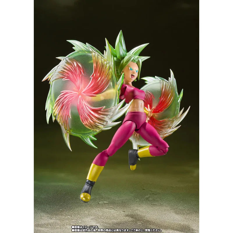 Bandai Original Genuine S.H.Figuarts SHF Dragon Ball Super Saiyan Kefla Anime Model Kit Toys Action Figure Gifts Collectible