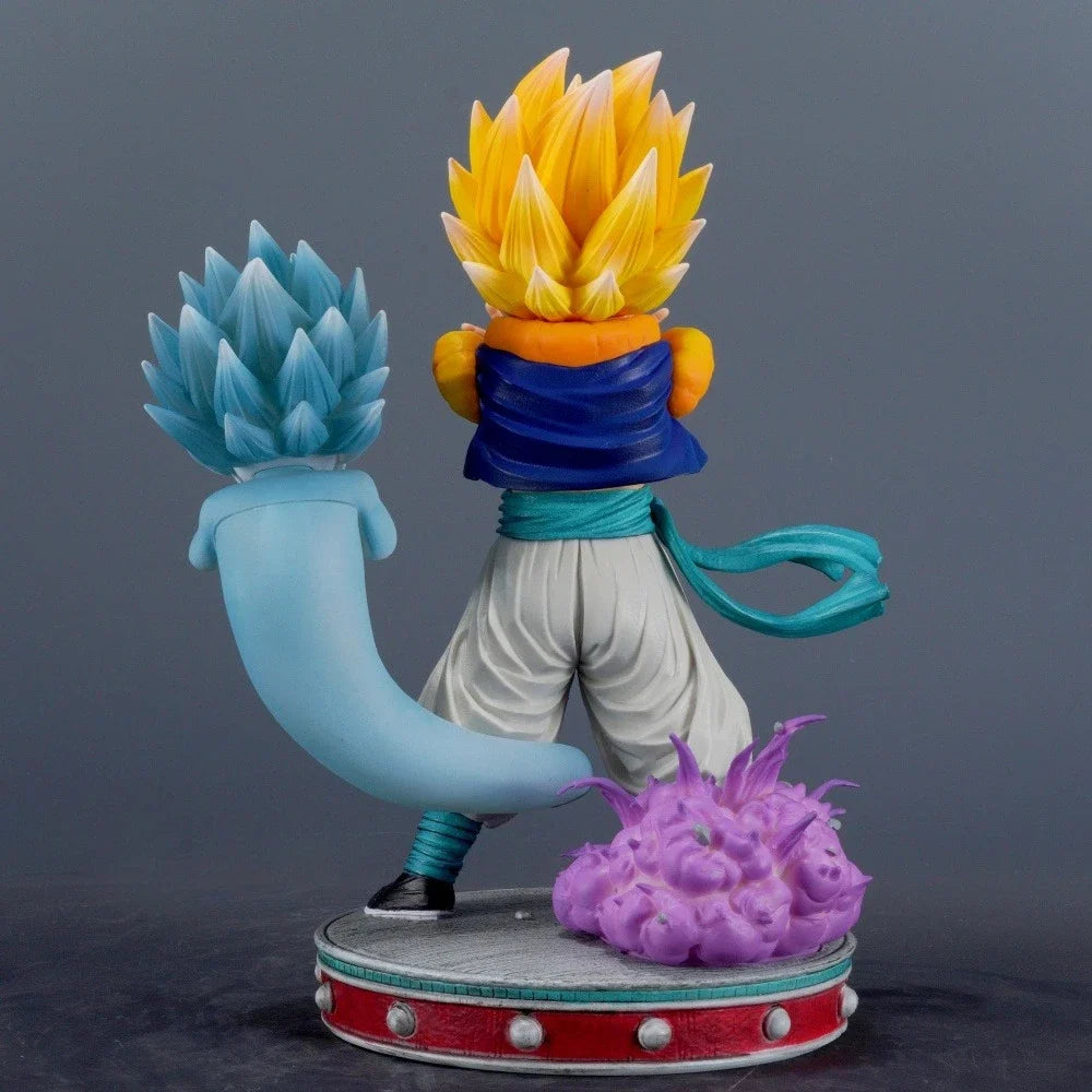 24cm/9.45in Anime Dragon Ball Figure Gotenks Action Figures Pvc Statue Desktop Ornamen Collection Model Toys Gifts