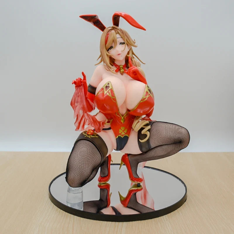 25cm BearPanda Yuna Bunny Girl illustration by Biya Anime Figure KonoSuba Darkness/Yuna-chan Action Figure Sexy Model Doll Toys