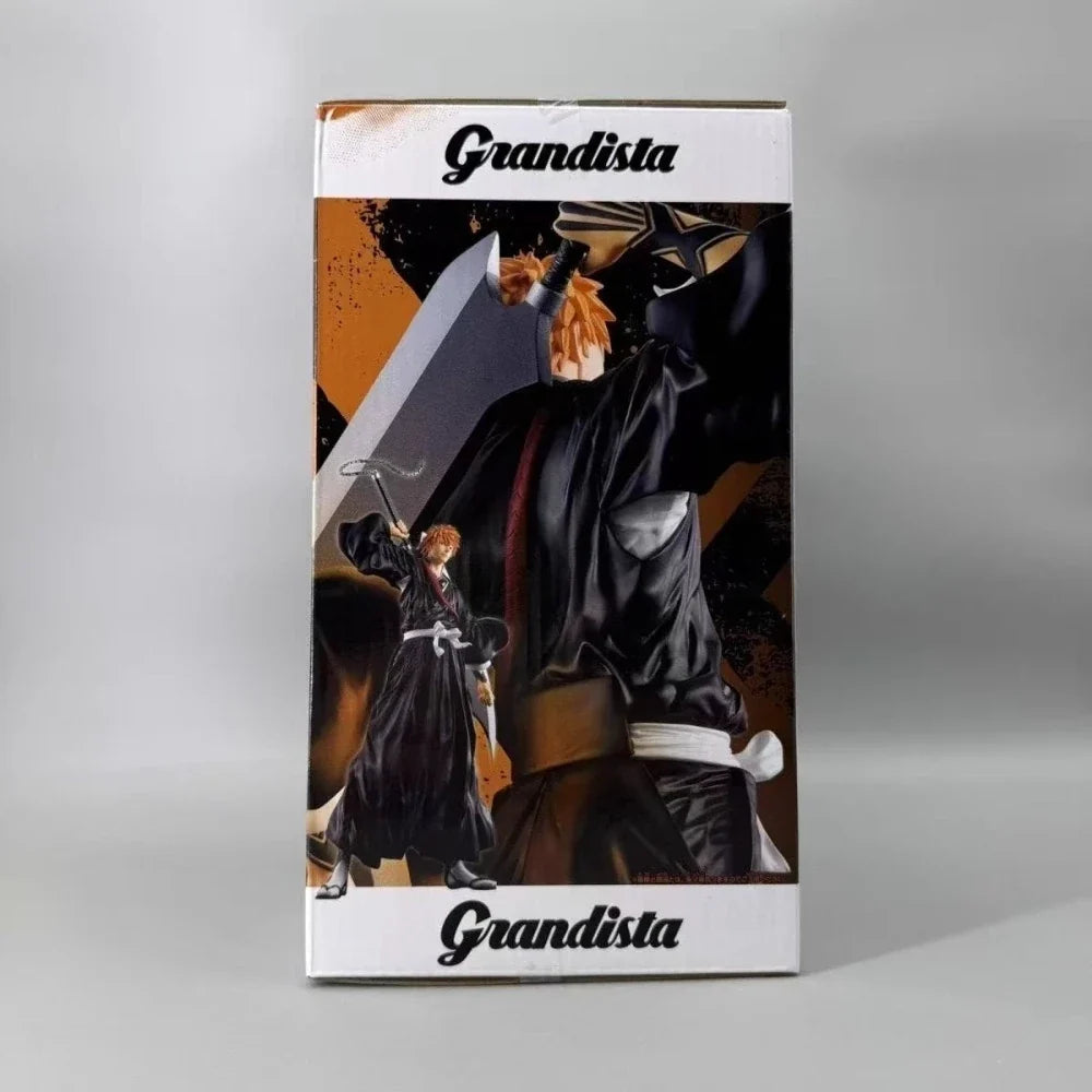 In Stock Bandai Original Genuine Banpresto Anime BLEACH Grandista Kurosaki Ichigo 32cm Collections Model Toy Figures Xmas Gift
