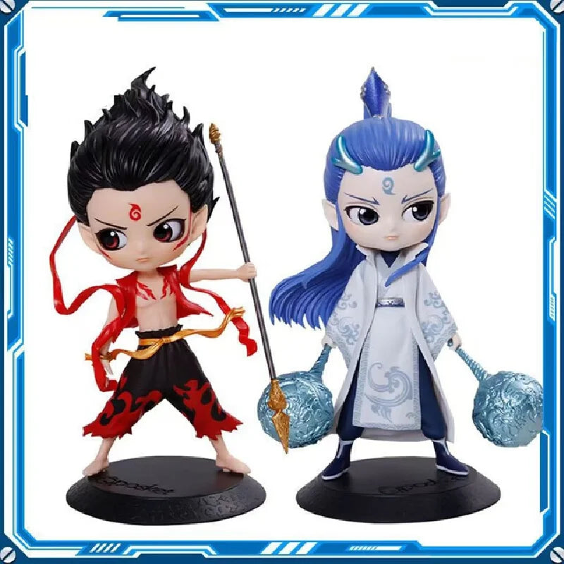 Hot Sale Anime Nezha The Demon Child Ne Zha Aobing Cartoon Toy Cartoon Action Figures Model Ornaments Kids Birthday Gifts