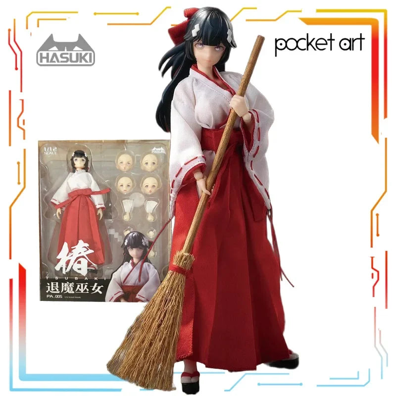 Spot Supply HASUKI Original Pocket Art Series 005 Chun Anime Action Figure Assembly Model Toys Collectible Model Gifts for Boys