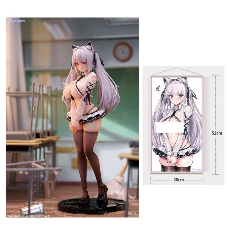 Bearpanda Bunny Girl Asanagi Rin Xiya Temperature Paint 3d Crystal Eye Kawaii Garage Kit Creative Scene Model Classic Anime Toys