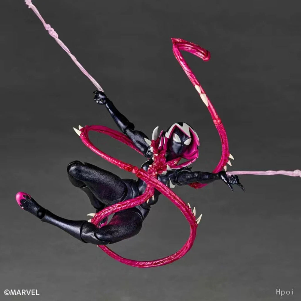New KO Venom Gwen Marvel Anime Action Figures Figurine Kaiyodo Amazing Yamaguchi Revoltech Statue Model Customized Kid Toy Gifts