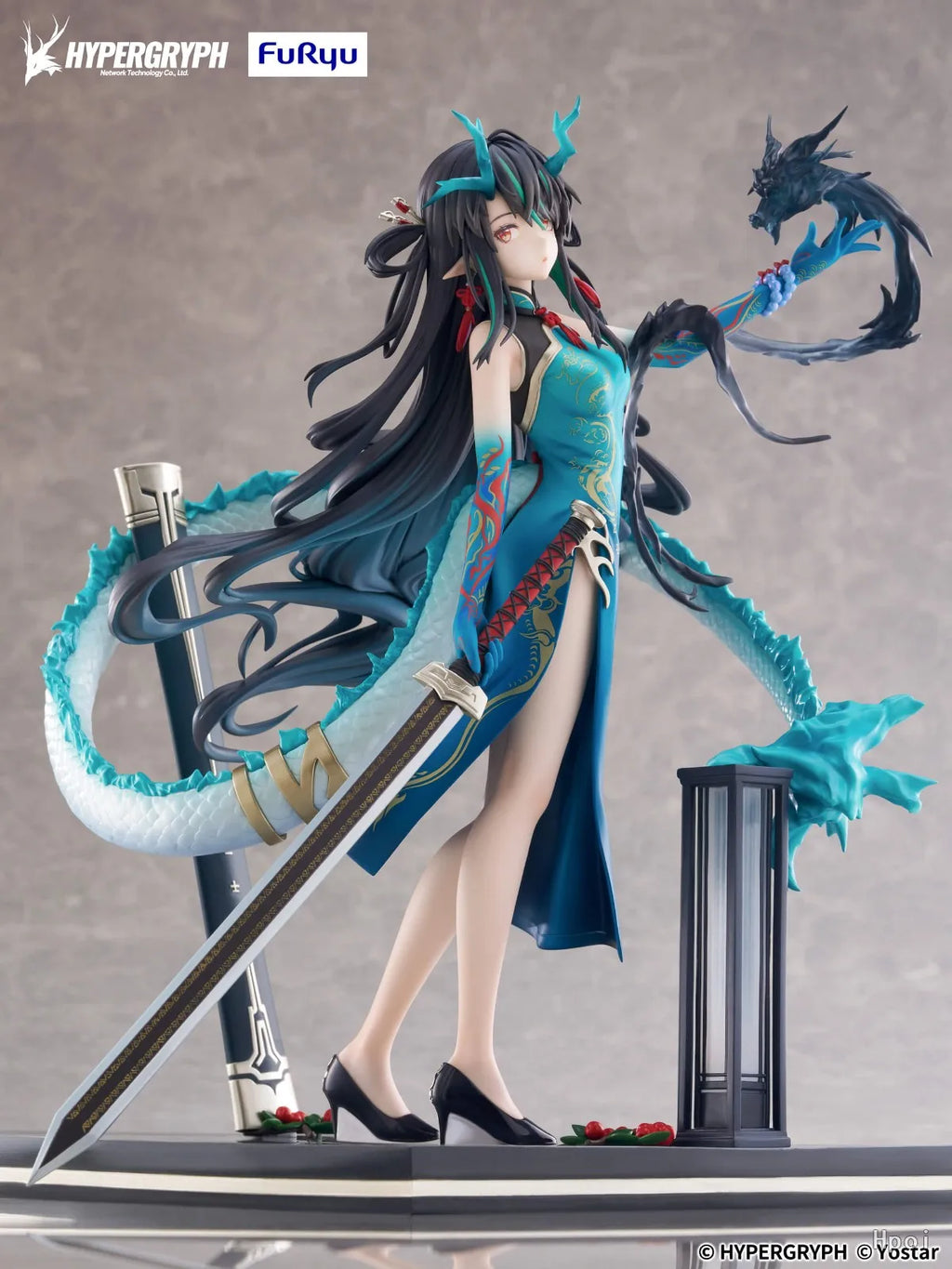 F:NEX Original Arknights Series Dusk\Evening Stained with Dust and Smoke Not Movable Figure Statue Model Toys Gifts Fo Boys