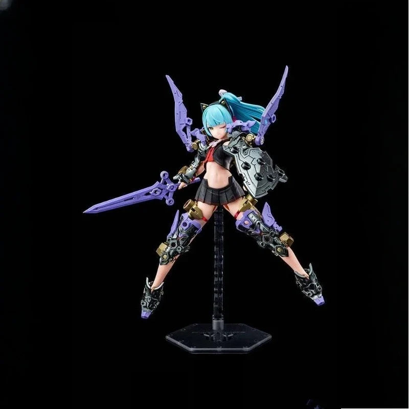 Kotobukiya Original MEGAMI DEVICE Series《Knight：Jet-Black Claw》Action Figure Assembly Model Toys Collectible Model Ornaments