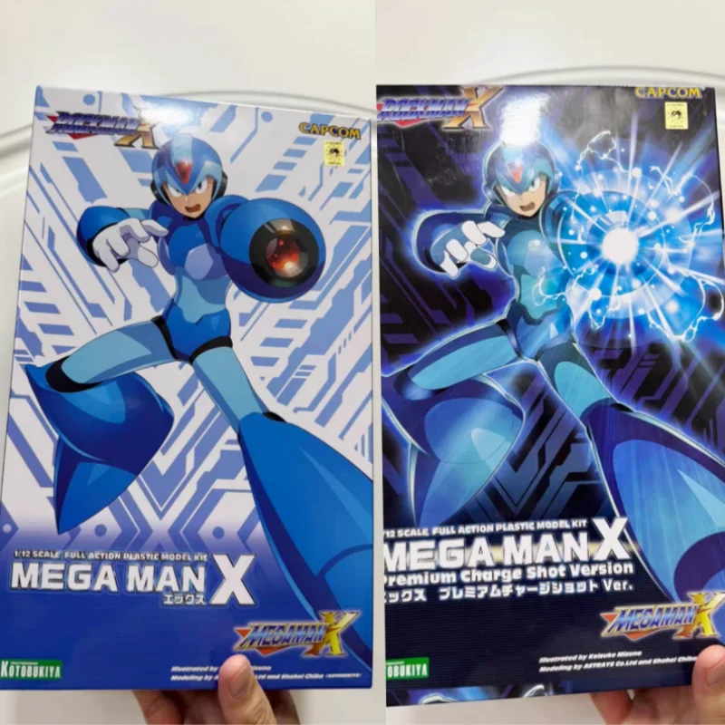 Original Megaman X 1/12 Scale Rockman Series Full Action Plastic Model Kit Kp628 Premium Charge Shot Version Kp629 Children Toy