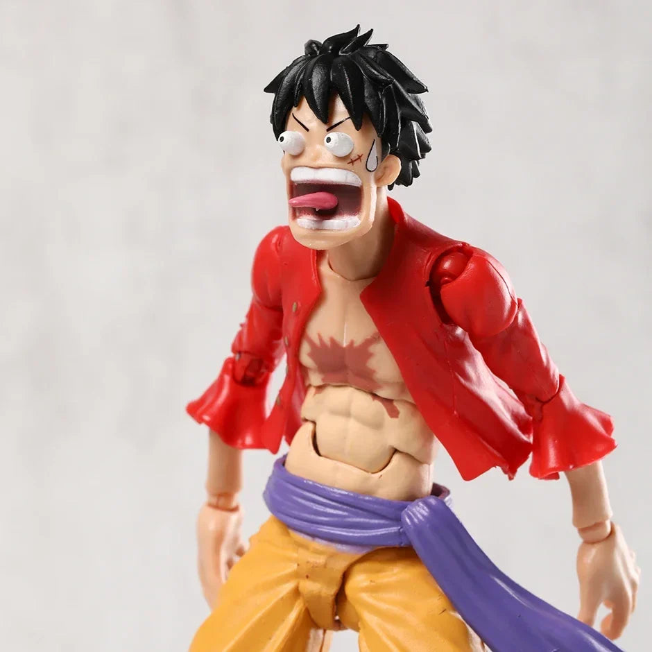 Luffy Invasion of Onigashima Anime Action Figure Toy Collection Figurine Doll