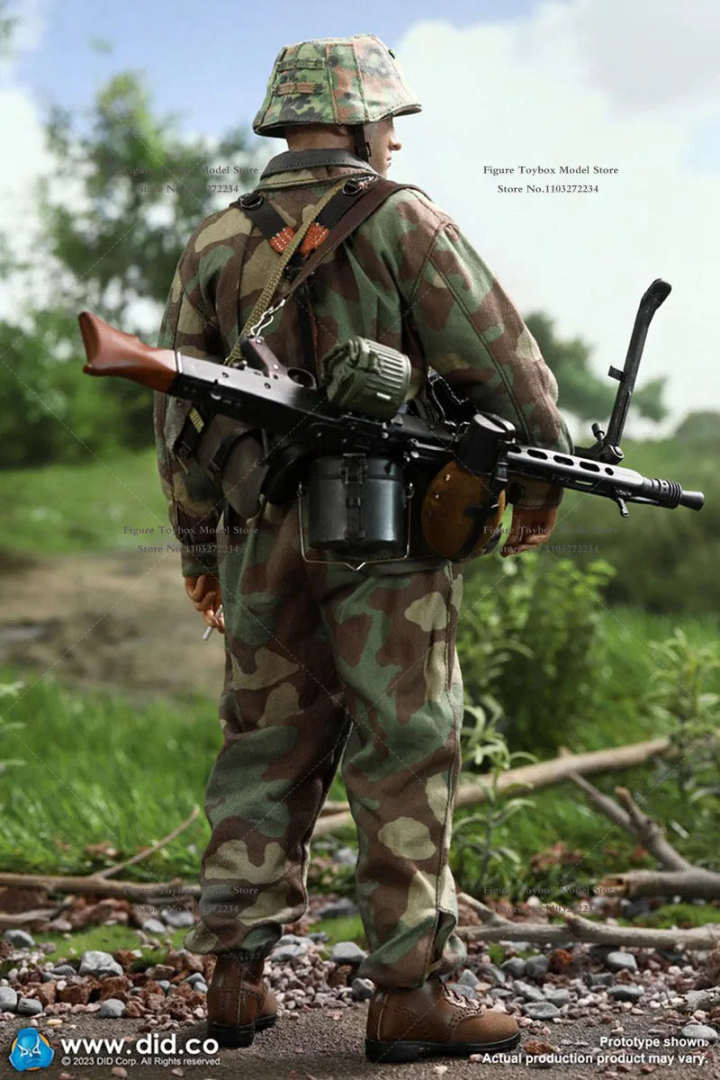 DID D80169 1/6 Collectible Military Man Soldier Armored Division MG42 Machine Gunner Otto 12" Full Set Fans Model Action Figure