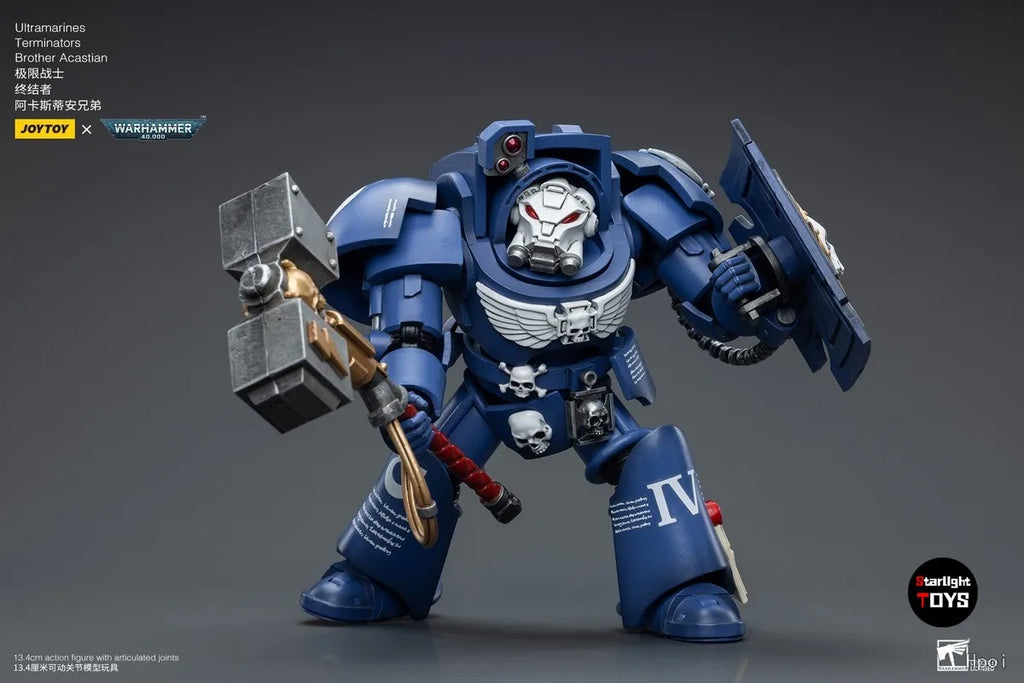 JOYTOY Warhammer 40K Ultramarines Terminators 6pcs Model Toy Gifts 1/18 Action Figure