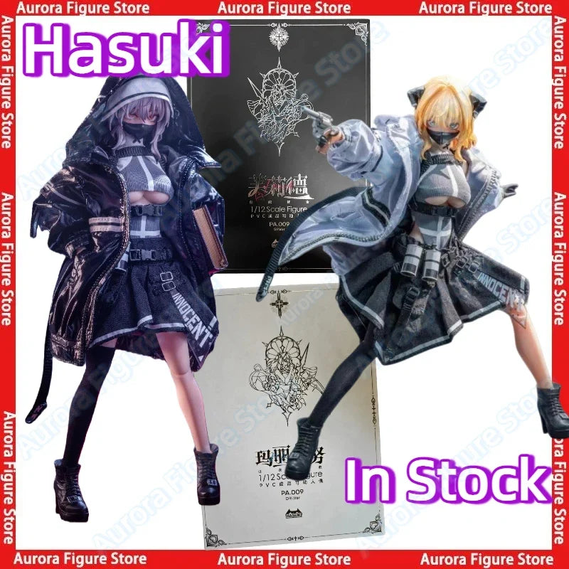 In Stock Hasuki Pocket Art PA009 SP 1/12 Succubus Nun Friede Women Soldier Anime Action Figure Toys Models Collectible PVC Gift