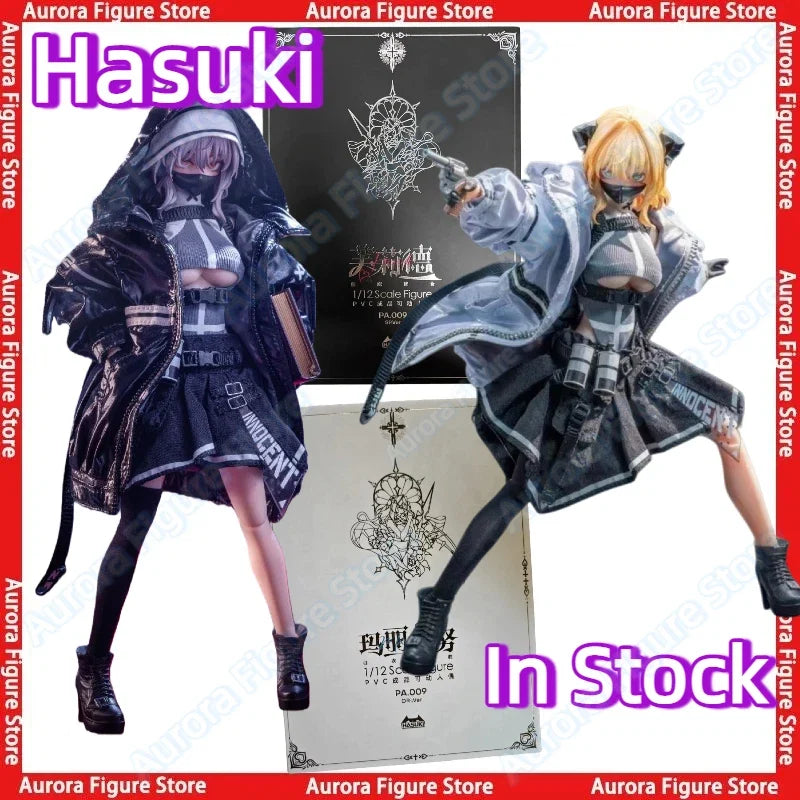 In Stock Hasuki Pocket Art PA009 SP 1/12 Succubus Nun Friede Women Soldier Anime Action Figure Toys Models Collectible PVC Gift