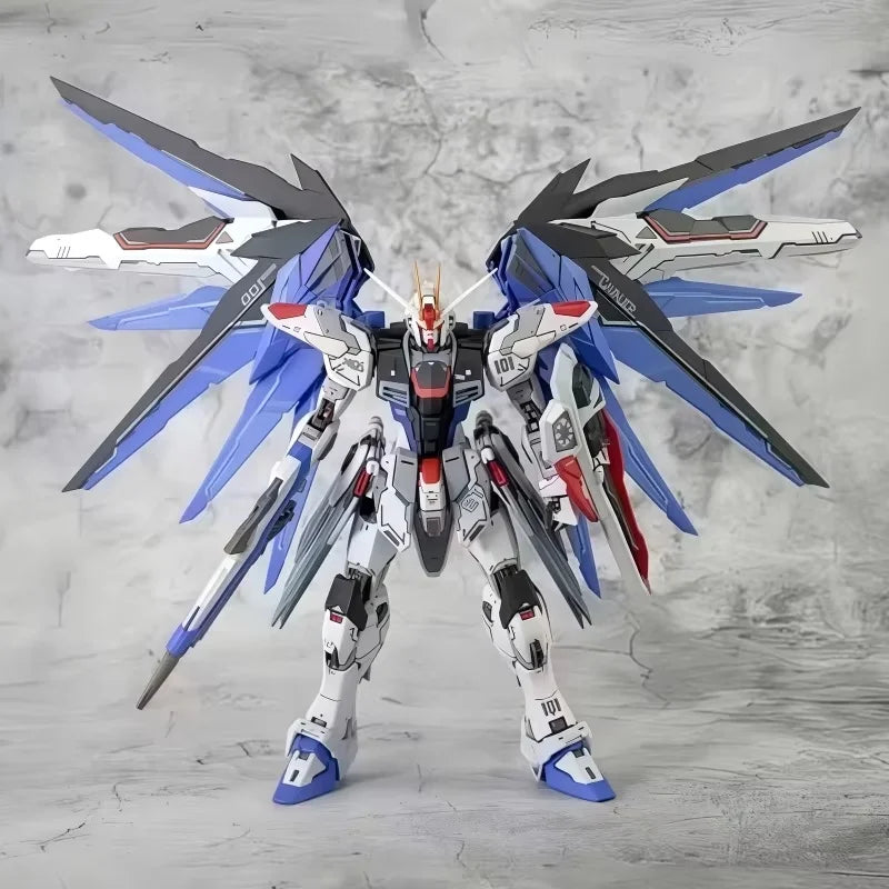New  Action Gdm Mecha Figure Mg Astray 1:144 Strike Freedom 2.0 Figurine Assembly Model Collectible Decoration Toys Gifts