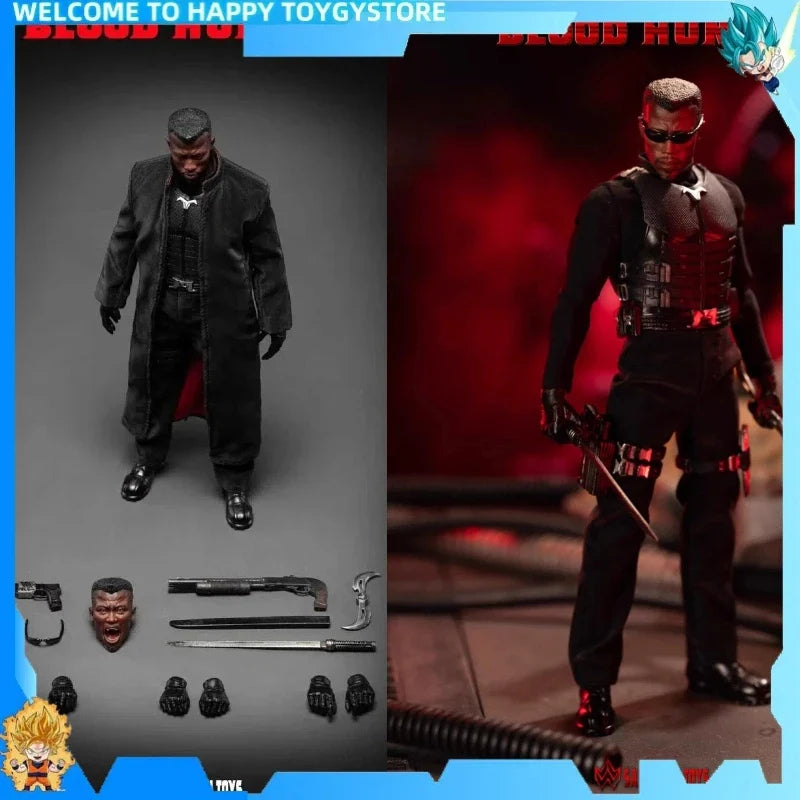Original 1/12 SAWTOOTH TOYS Action Figure Model BLOOD HUNTER Soldier Double-Headed Carving Scale Collection Gift Toys