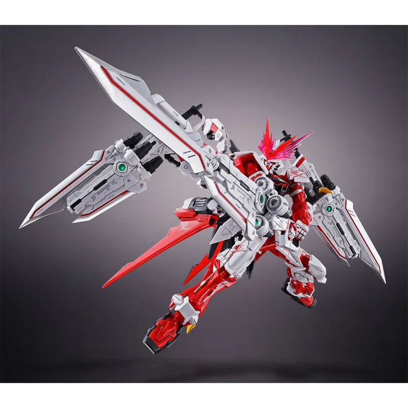 Bandai Genuine MG Online-Exclusive Gundam Astray Red Frame Red Dragon Type MBF-P02 1/100 Anime Action Figure Assembly Model Toys