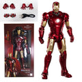 ZD 1/5 Iron Man 36CM MK3 Original legends LED lighting 10th Anniversary Memorial Collect Tony Stark Model Action Figure