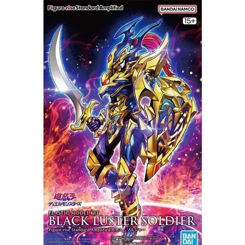 Bandai Original Anime Yu-Gi-Oh! Duel Monsters Figure-rise BLACK LUSTER SOLDIER Action Figure Assembly Model Toys Ornaments Gifts