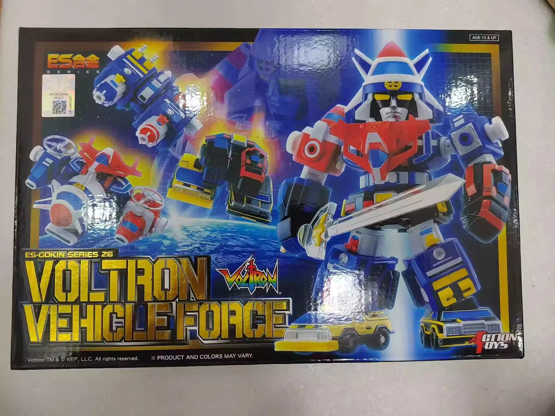 Action Toys ES Gokin Series 26 VOLTRON VEHICLE FORCE  Action Figure Toy Model 17cm