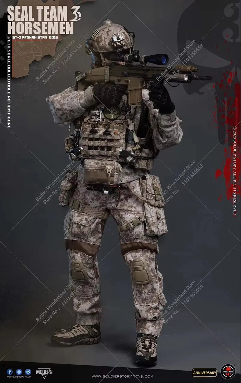 Original SS120 SoldierStory 1/6 Scale SEAL TEAM 3 HORSEMEN 12-Zoll-Männliche Soldat Actionfigur Jubiläums-Sonderedition