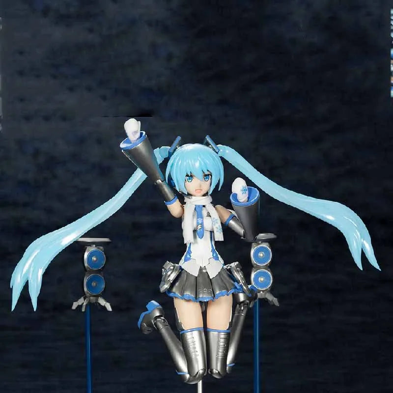 KOTOBUKIYA Original FAG FRAME MUSIC GIRL SNOW MIKU Anime Action Figure Assembly Model Toys Collectible Model Ornaments Gifts
