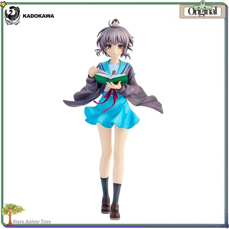 Original KADOKAWA KDcolle The Melancholy of Haruhi Suzumiya Nagato Yuki Original Version 1/7 Anime Figure Model