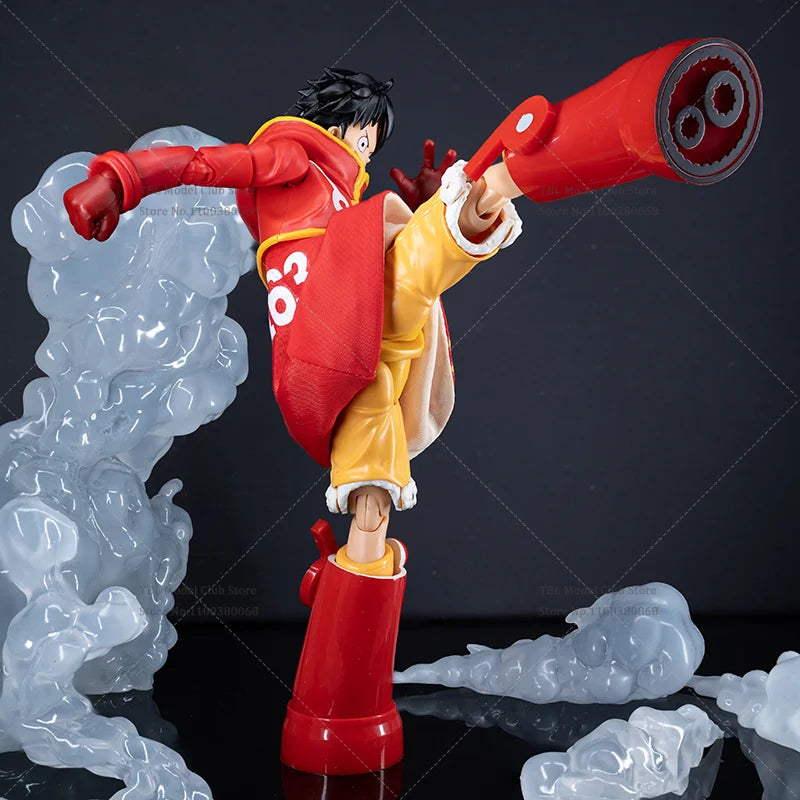1/12 Scale Male Clothes Hemline ONE PIECE Egghead Island‌ Monkey D. Luffy Japanese Anime For shf 6-inch Action Figure Soldier