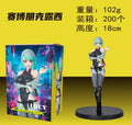 22CM Anime Game Cyberpunk: Edgerunners Lucy Figure Standing doll Anime Model Toys Gift Doll Collection Decoration PVC