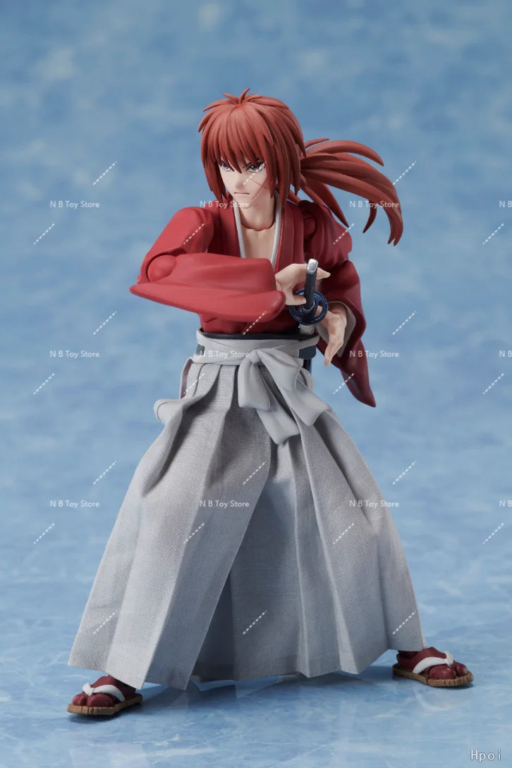 Original Aniplex BUZZmod Scale 1/12 Rurouni Kenshin Kenshin Himura in Stock Anime Collection of Action Figures Model Toys