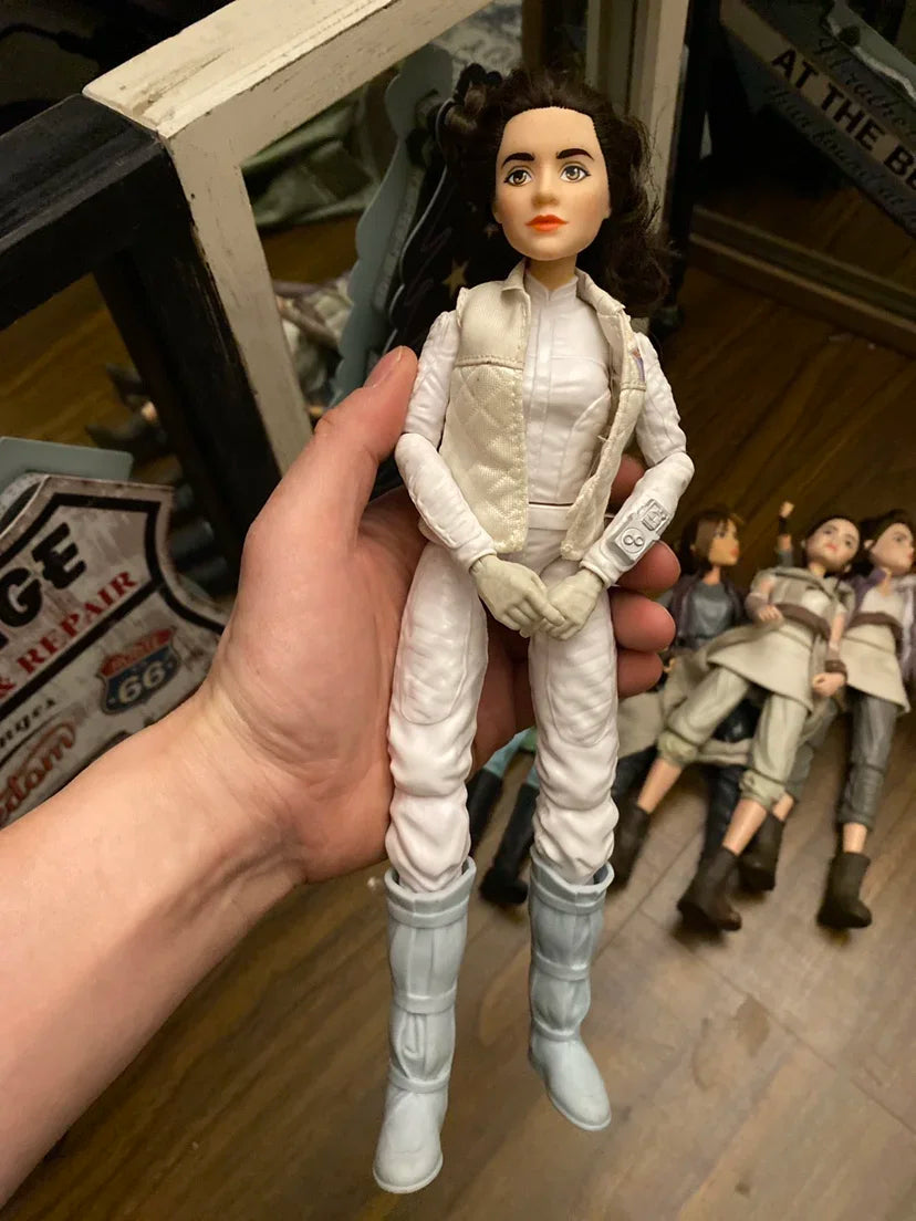 Starswarse 12 Inchs Joints Movable Doll Action Figures Q Version Movie Peripheral Model Toys Kids Gift