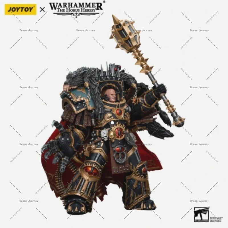In stock JOYTOY Warhammer 40k  Sons of Horus Warmaster Horus Primarch of the XVIth Legion  1/18 Action figures Toy collection