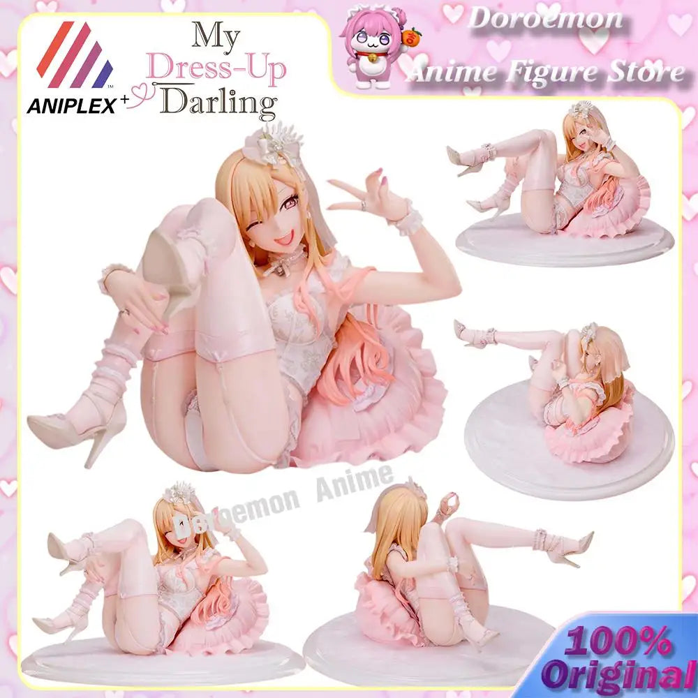 In Stock Original Aniplex+ My Dress-Up Darling Marin Kitakawa Strappy Nightgown 1/7 Beauty Girlfriend Figures Decoration Gifts