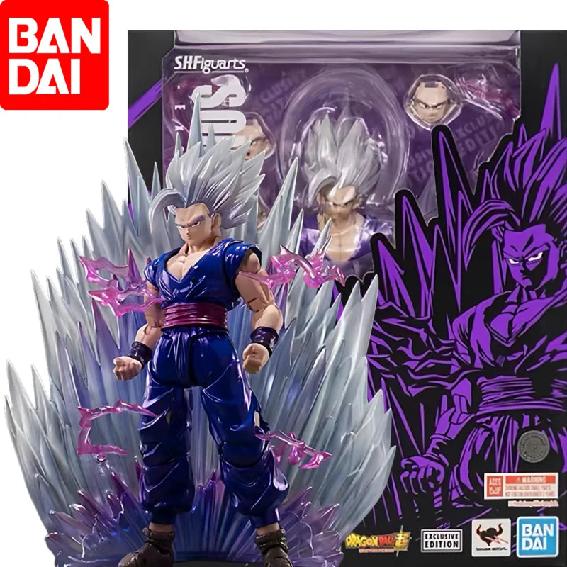2025 Original Bandai Dragon Ball Z SDCC S.H.Figuarts Exclusive Edition Son Gohan Beast SDCC Anime Action Figure Models Toys Gift