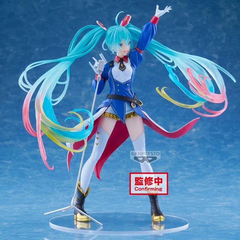 Original BANDAI Banpresto VOCALOID Hatsune Miku PVC Anime Figures Action Figure Model Toy
