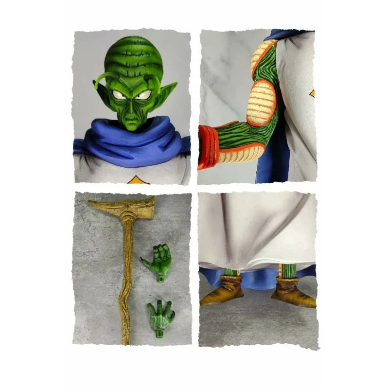 35cm Dragon Ball Piccolo Can Change Hands Standing Position Anime Figure Model Statue Collection Desktop Decoration Ornament Toy