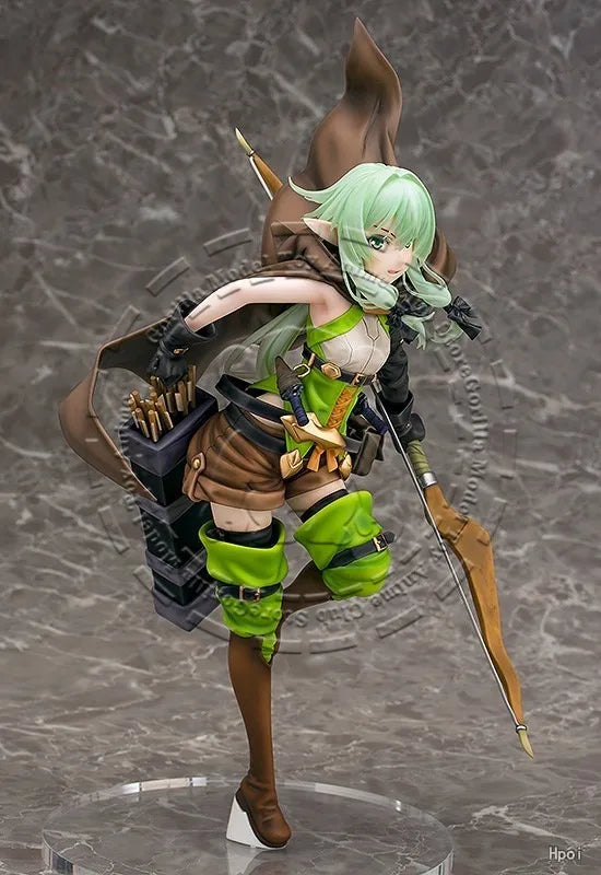In Stock Original Genuine Phat! Goblin Slayer High Elf Archer PVC Figure 290mm Anime Statue Collectible Japanese Model Gift