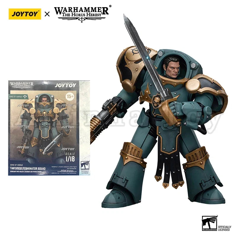 JOYTOY 1/18 Action Figure The Horus Heresy Sons of Horus Tartaros Terminator Squad Legion Praetor Anime Model Toy