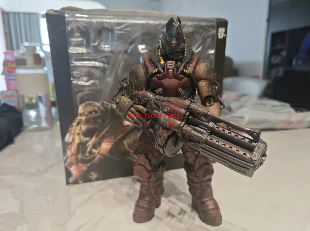 Spot Goods Storm Collectibles Gears of War LOCUST DISCIPLE 1/12 Action Figure Model Toy