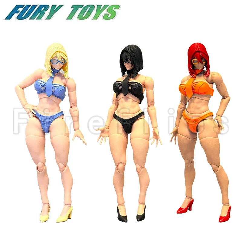 1/12 Fury Toys Action Figure Female Body Figure Valeria Hana Imani Anime Model Toy