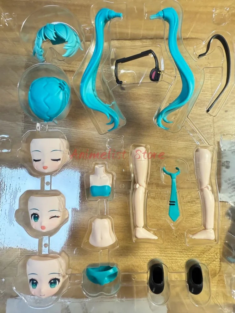 IN STOCK 14cm Blokees Hatsune Miku Cartoon Assembly Figurine Original Toy Anime Action Figure Pvc Toys Doll Collection  Gift