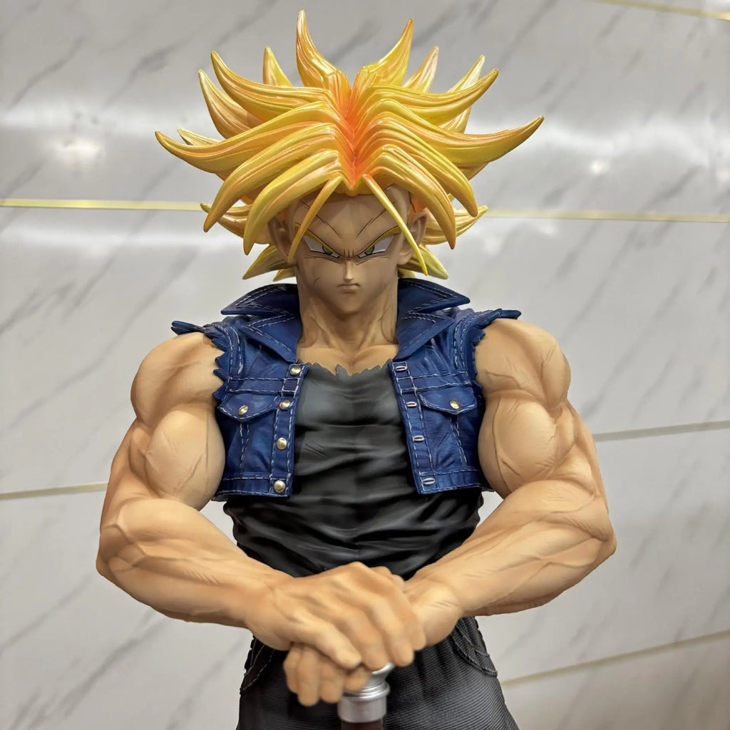 53cm JT Statue Dragon Ball Z 2% Trunks Torankusu Future Super Saiyan Large Size Action Figures Collection Mode Doll Toy Gift