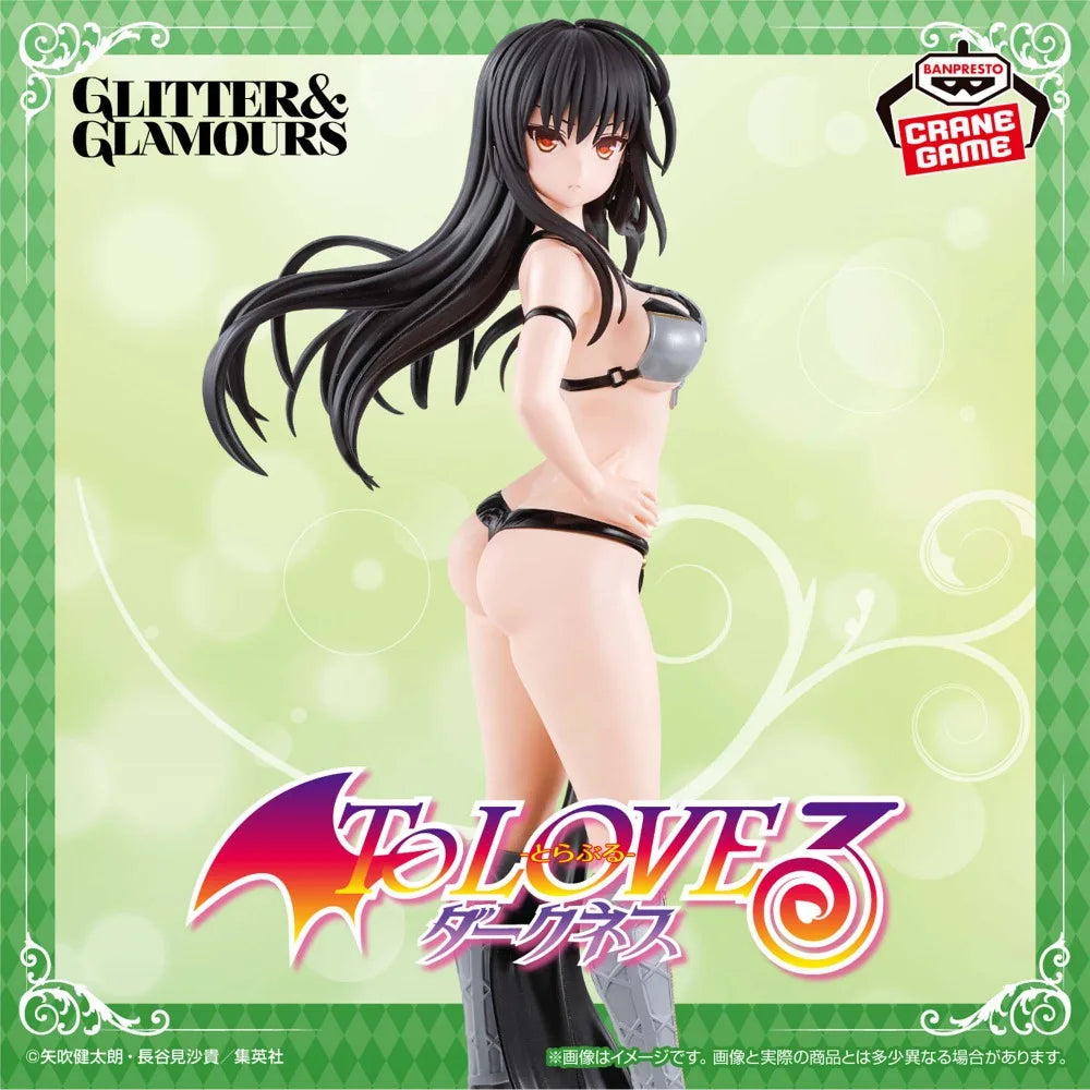 In Stock Bandai Original Genuine Banpresto Anime To Love-Ru Darkness Glitter&Glamours Kotegawa Yui 23cm Model Toy Figures Gift