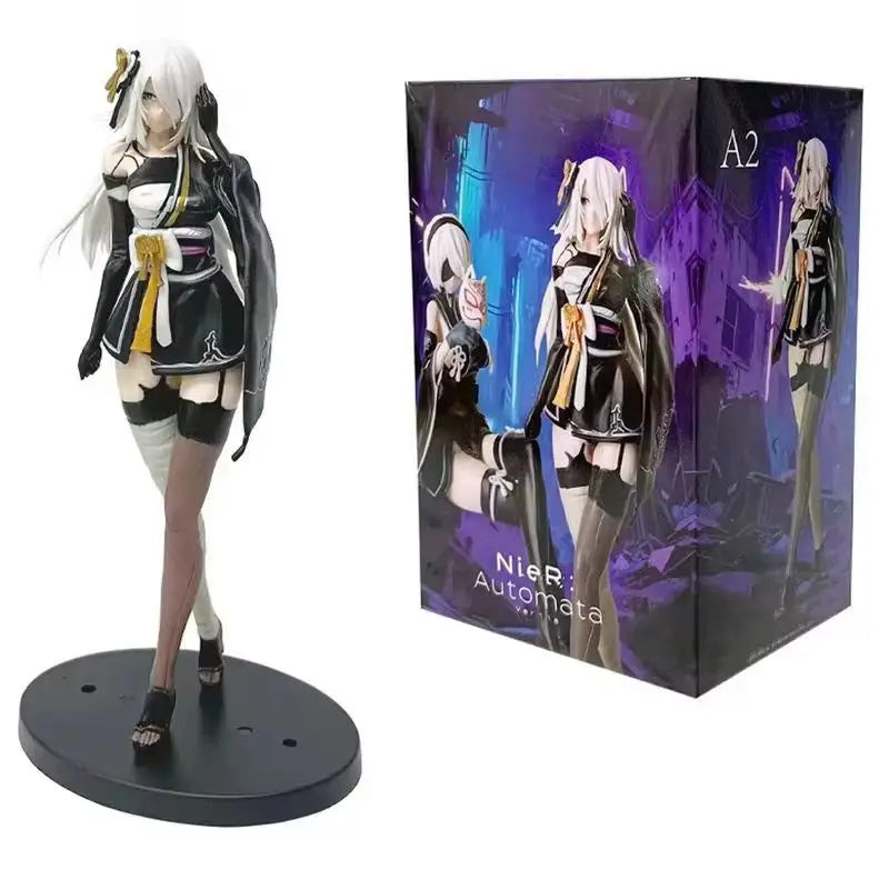 Yorha No.2 Type B Anime Girl Figure Ver1.1a Model A No.2 Kimono Action Figure Collection Modle Toy  Boy'S Birthday Gift