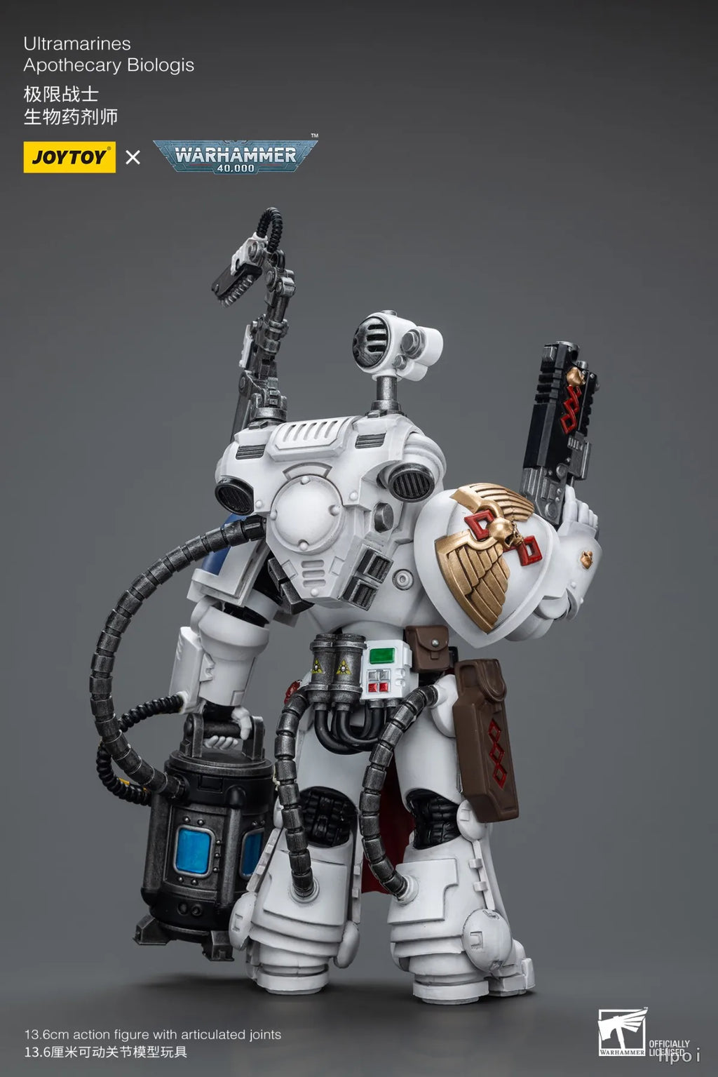 【In Stock】JOYTOY WARHAMMER 40K Ultramarines Apothecary Biologis 1/18 Action Figures Model Ornaments