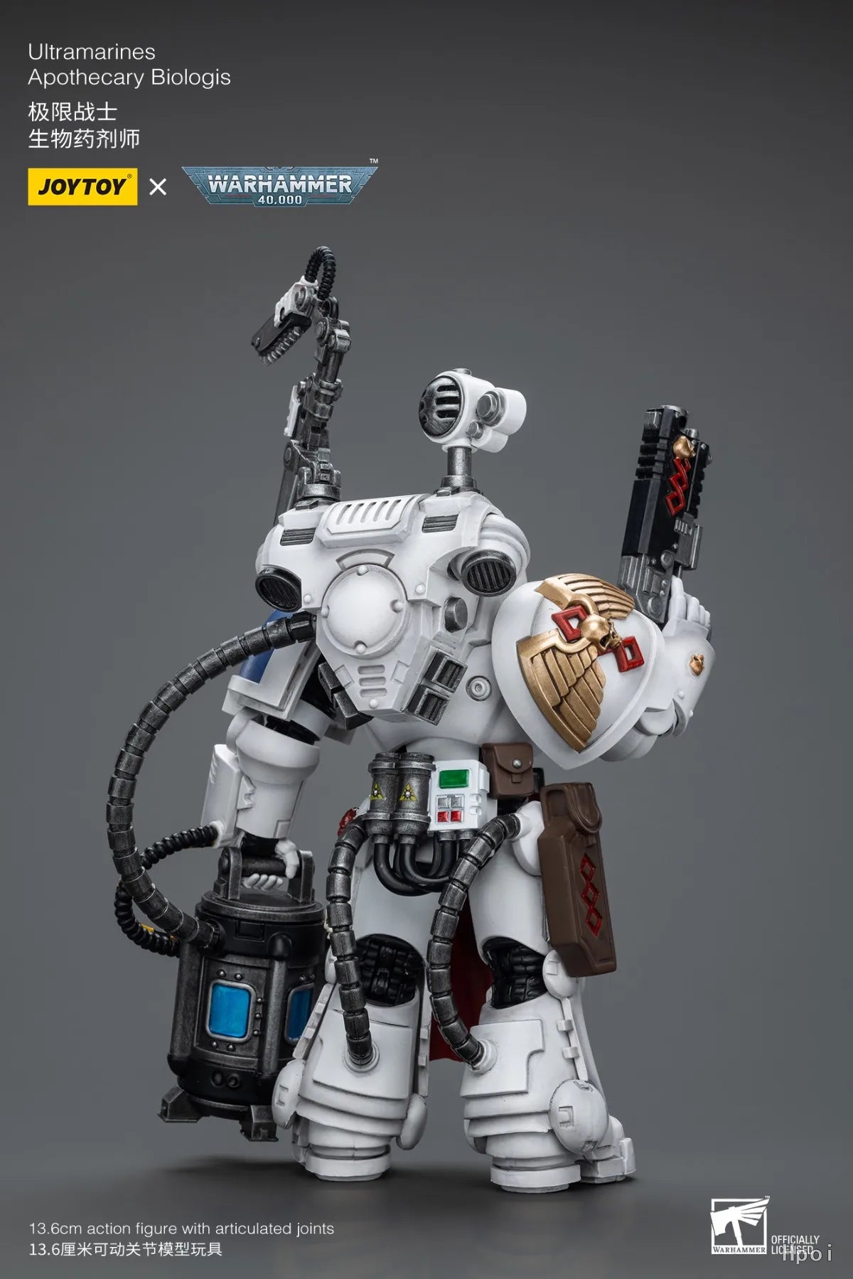 【In Stock】JOYTOY WARHAMMER 40K Ultramarines Apothecary Biologis 1/18 Action Figures Model Ornaments