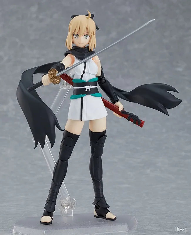 Original Max Factory Figma#521 Fate/Grand Order Okita Souji Anime Figures Model Toys Gift Collection