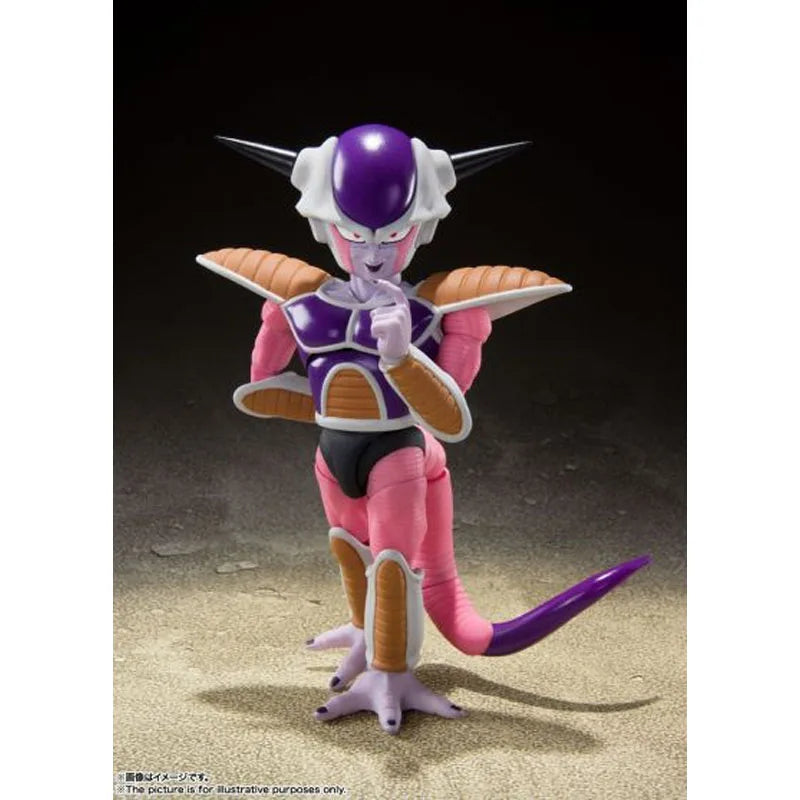Bandai Original S.H.Figuarts Frieza First Form Frieza Pod 110mm Anime Action Figure Assembly Model Toys  Model Gifts for Boys