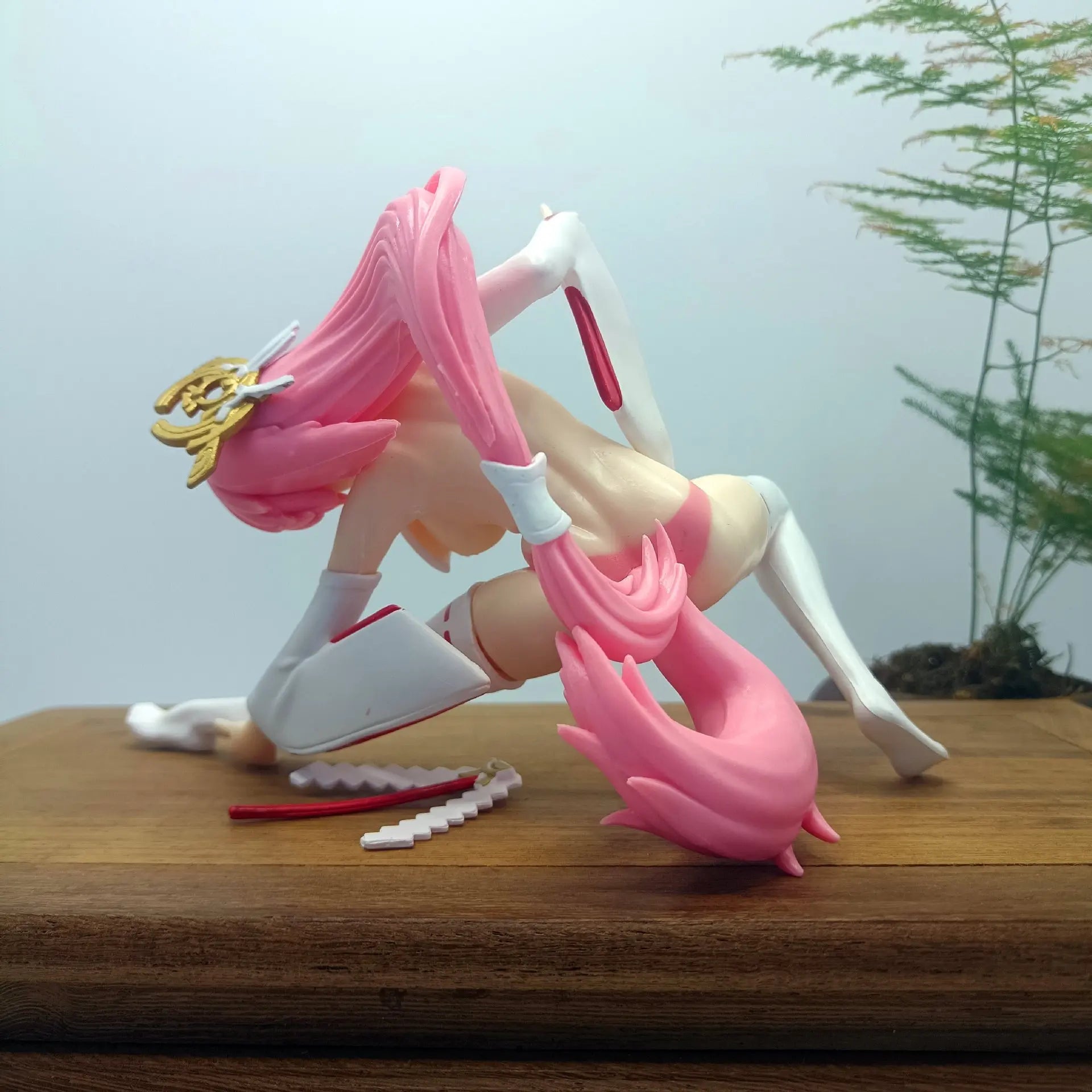 18CM New Game Anime Genshin Impact Yae Miko Figures PVC Model Toys Doll Ornament Collect Decoration Gifts