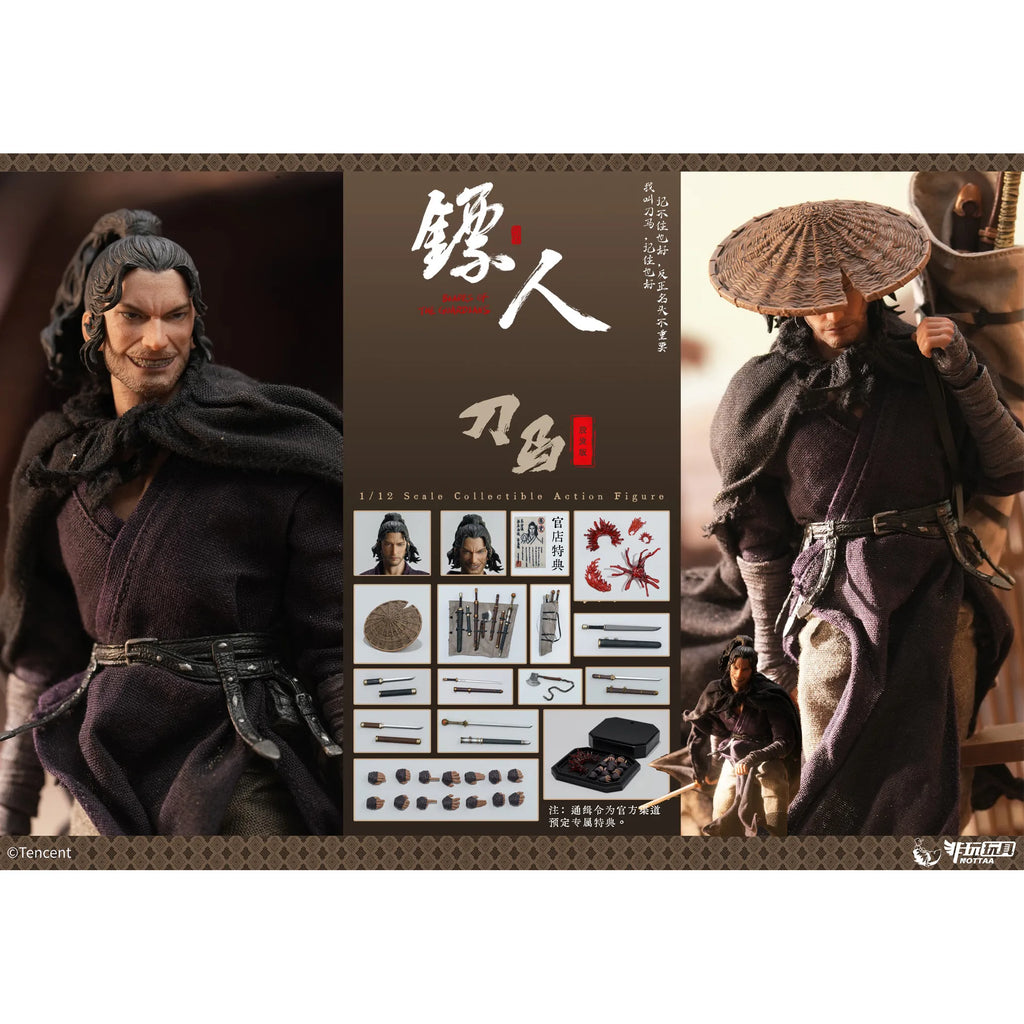 Original BLADES OF THE GUARDIANS DaoMa Action Figure 1/12 Collectible Chinese Myth Hero Model Ornament Toys Boy Birthday Gifts