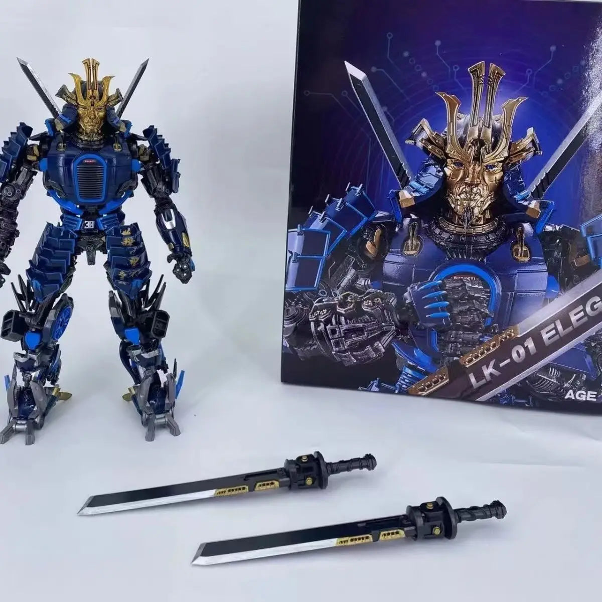 LK-01 Transformationsspielzeug Blauer Krieger LK Drift DLX Ratio LK01 Haiku Drift Drei Formen Filmserie Actionfigur