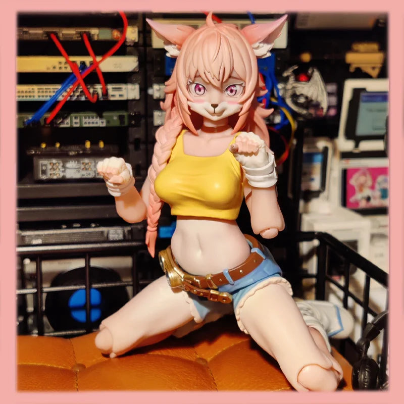 Genuine Ladotoys Model Wolf Girl Candyland Style Era-001cl Liya Fix Ver. 1/12 Model Customized Action Figure Toy Collection Gift